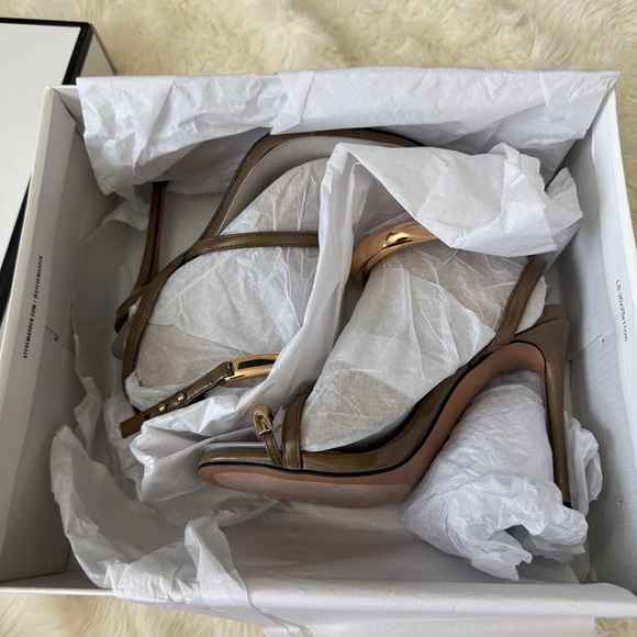 Steve Madden Women's Tia Strappy Heels - Olive - Size 6 - Picture 7 of 14